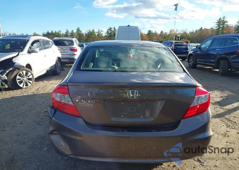 2012 Honda Civic Lx z USA, uszkodzony, nr VIN 2HGFB2F56CH545821